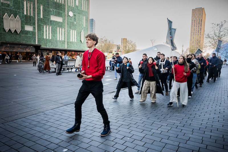 Lucas Jansen bij Tromp percussie festival